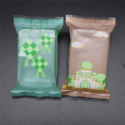 7*12cm Camel Moon Castle Biscuit Bag Festival Celebration Bag Western Pastry Mung Bean Pastry Food Machine Sealing Bag