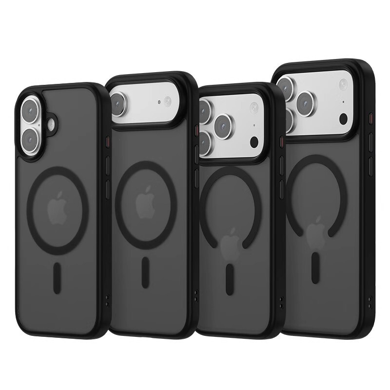 适用iPhone17PROMAX手机壳磨砂肤感磁吸苹果17斯盾防摔保护套跨境|undefined
