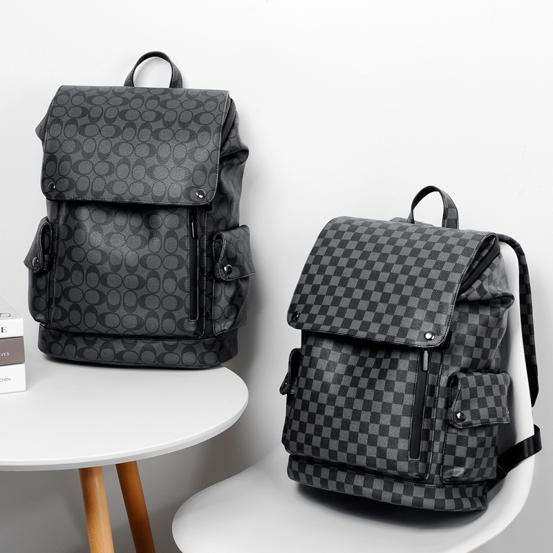 Mochila Bolso para computadora de gran capacidad de ocio de negocios para hombres Mochila de marca de moda multifuncional Bolsa de viaje Mochila escolar Moda europea y americana