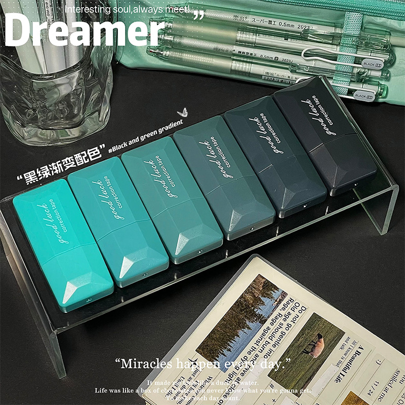 InsFeng explosión correa de corrección de color gradiente de alto valor visual para estudiantes con correa de corrección portátil de gran capacidad