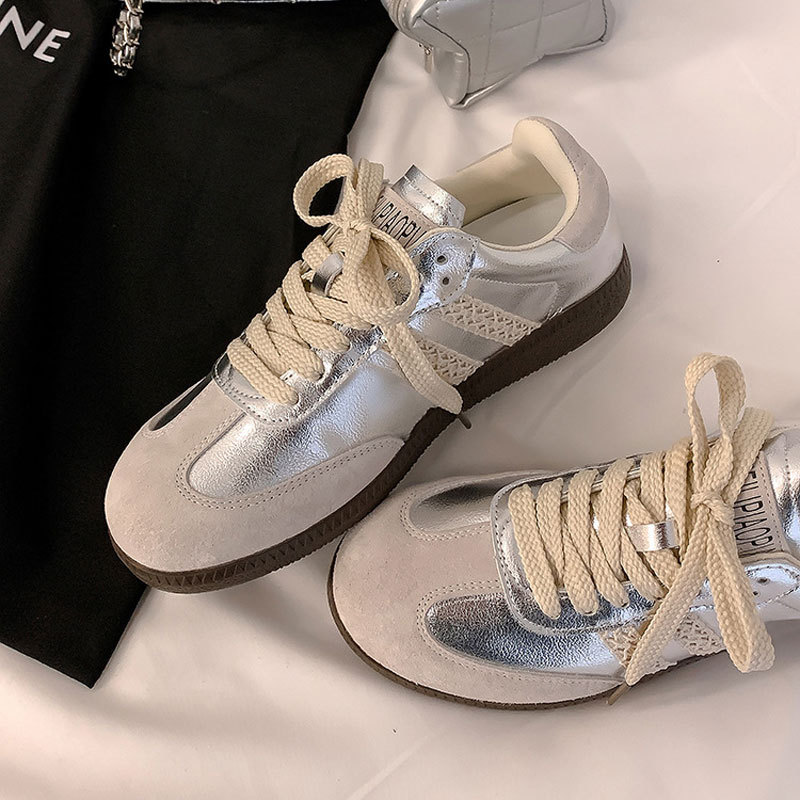 Su Yanxiao, el mismo blogger estándar ~ retro encaje de cuero, zapatos casuales de entrenamiento alemán, zapatos de primavera y otoño.