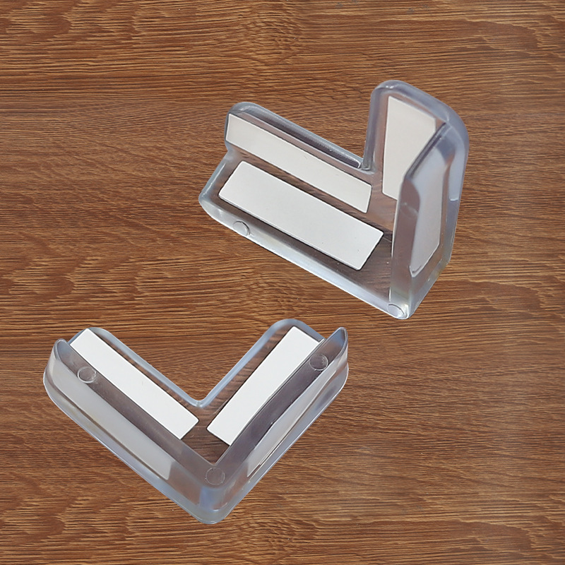 Table corner anti-collision corner protector soft anti-collision bag right-angle silicone transparent anti-collision corner table sharp corner protective cover anti-collision sticker
