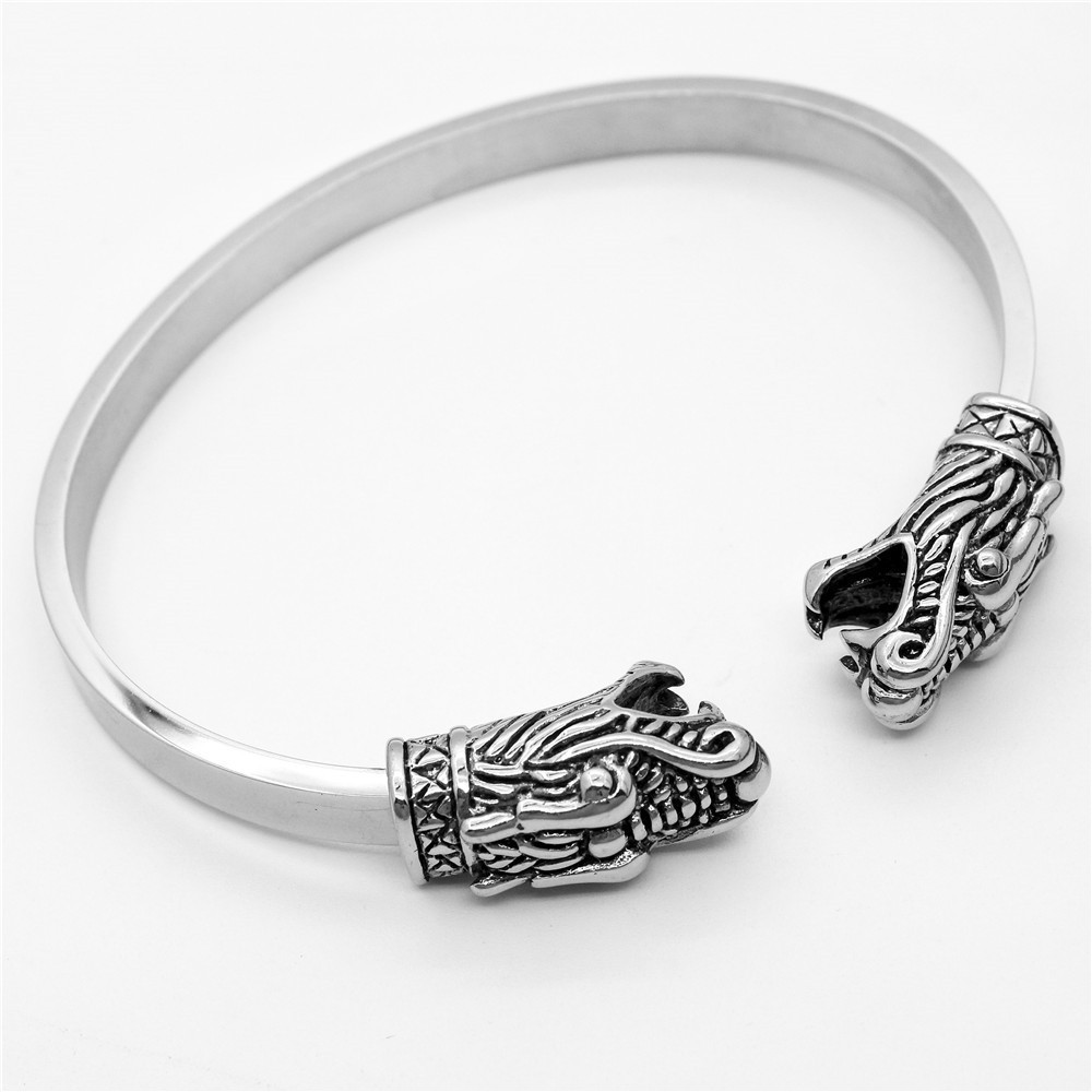 Stainless Animal Head Bracelet, Versatile Couple, Titanium Steel Hand Set_voghion.com
