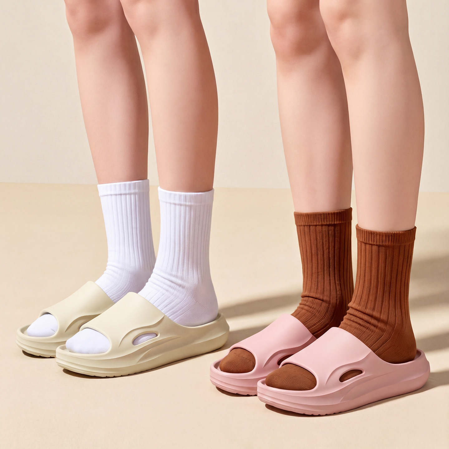 Pareja de verano no olía a los pies domésticos baño de zapatillas de mujer antideslizantes para el interior de las mujeres zapatillas frías para hombres de verano image 5