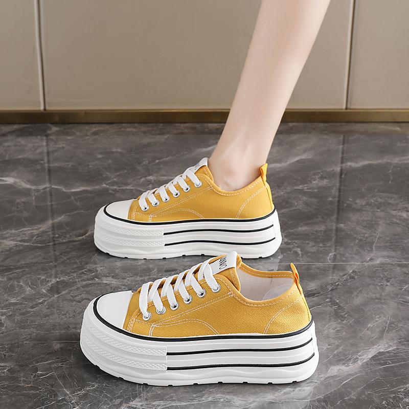 Zapatos de lona de comercio exterior de tamaño grande transfronterizo nuevos zapatos blancos