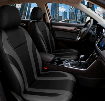 Universal seat cover Universal for All Seasons, Full - grey-nine-piece-set