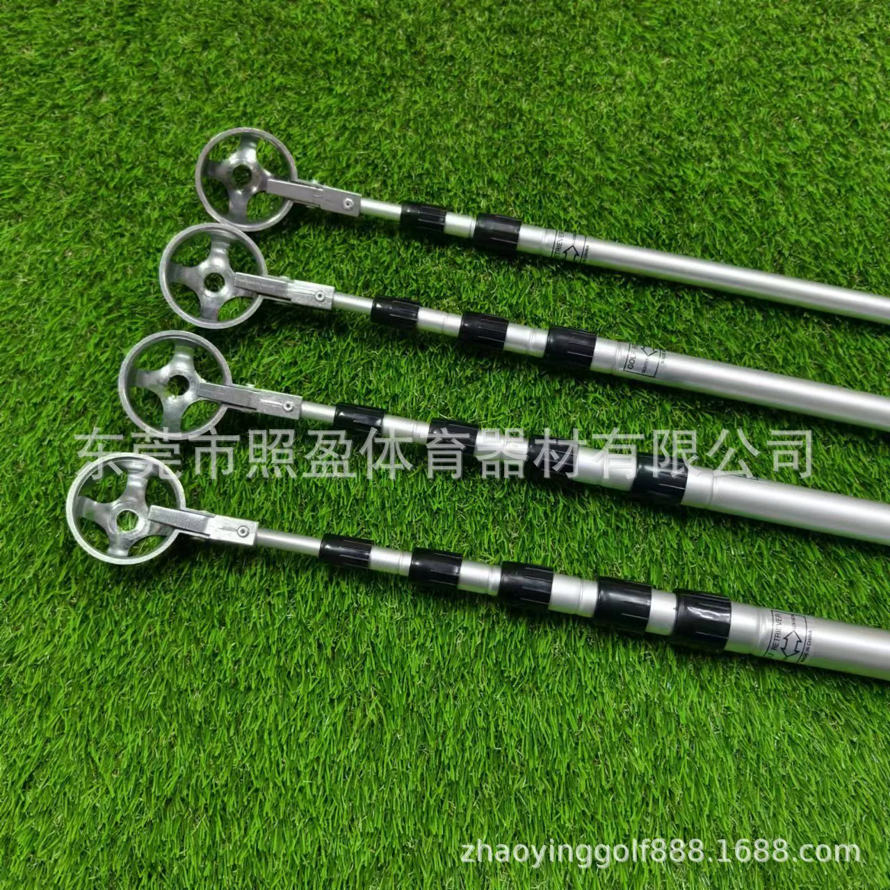 Сборщик мячей для гольфа гольф-клуб принадлежности для гольфа аксессуары для гольфа 5 секций 15 футов сборщик мячей из алюминиевого сплава