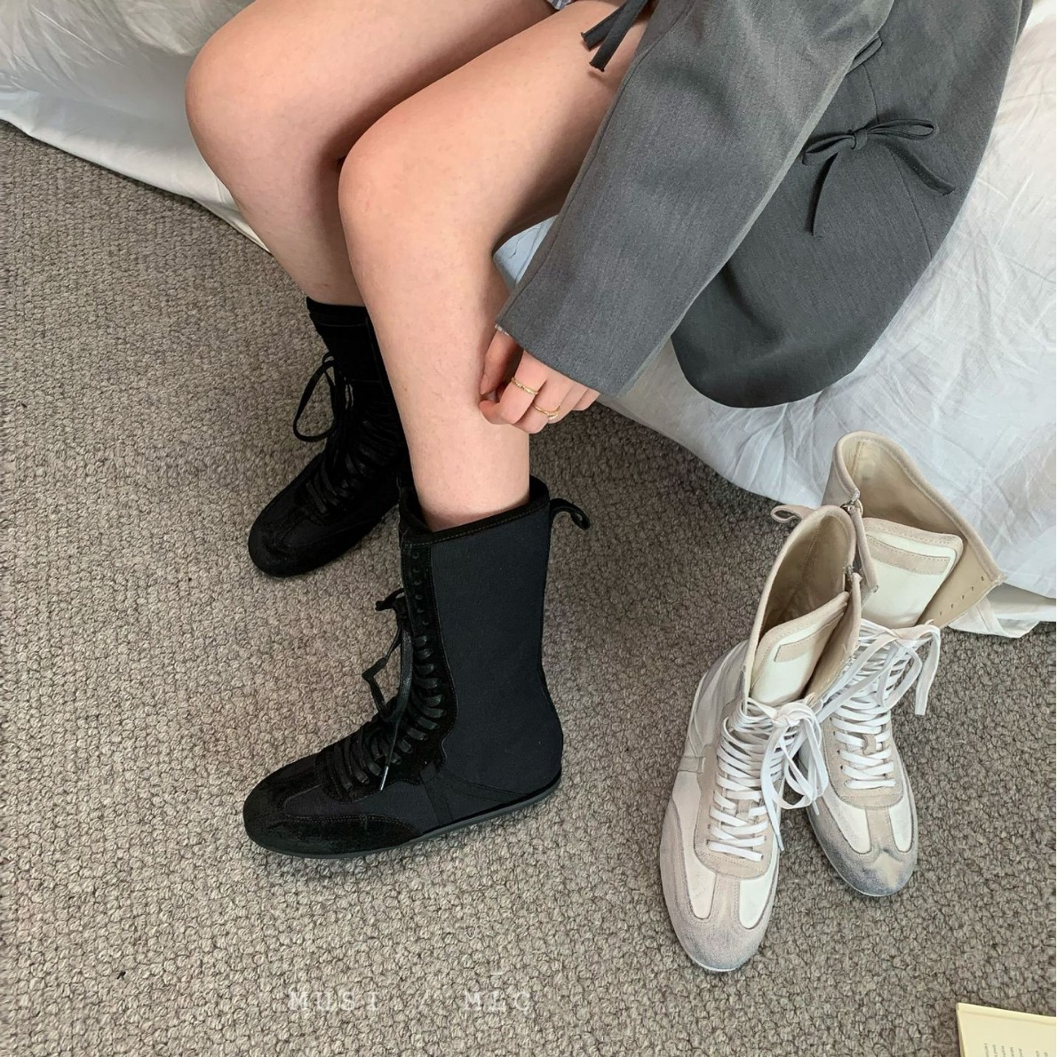 Niche Light Luxury 2025 Autumn and Winter Handmade Cross-Border Export Retro Women's Shoes Women's Boots Soft Leather Retro Boxing Boots Boxing