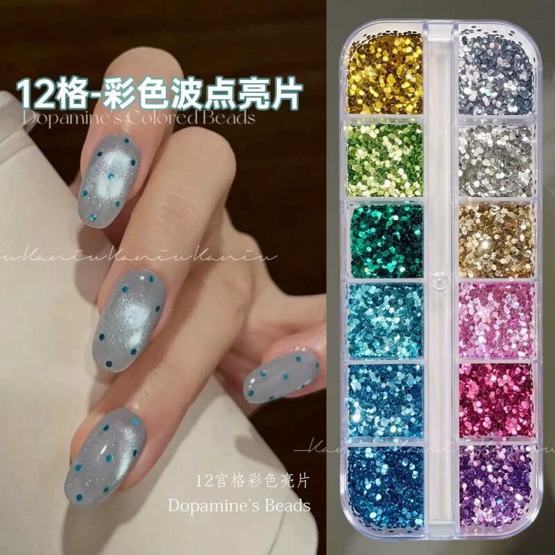 Explosive Mini Mixed Round Polka Dot Nail Art Sequins Summer Hot Item Ultra-Thin Macaron Color Nail Decoration Explosive Mini Mixed Round Polka Dot Nail Art Sequins Summer Hot Item Ultra-Thin Macaron Color Nail Decoration
