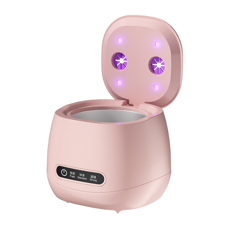 新品超声波牙跨境清洗机套家用隐形保持器正畸清洗器牙套盒紫外线|undefined