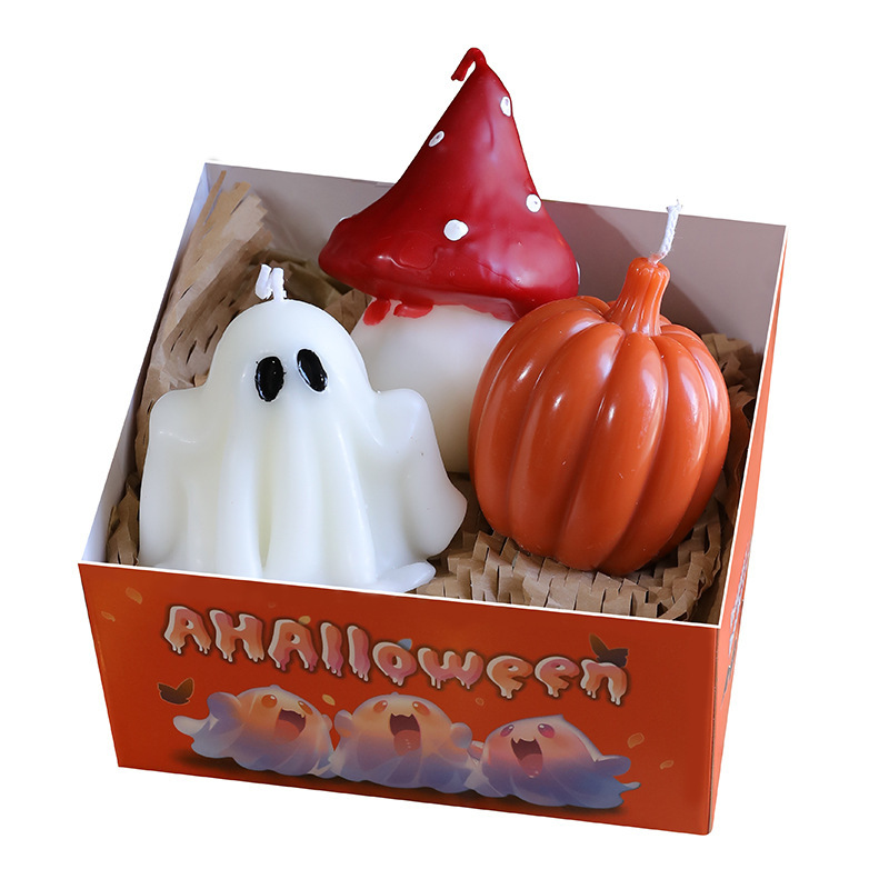 ハロウィンキノコ眼球香りキャンドルホリデークリエイティブ装飾キャンドル雰囲気装飾面白い形のキャンドル|undefined