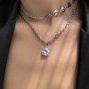 Brand universal necklace for beloved, chain, European style