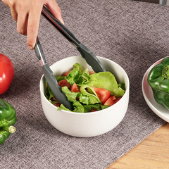 High-temperature kitchen anti-scald frying silicone food tongs clips steak tongs thick barbecue tongs meat food tongs