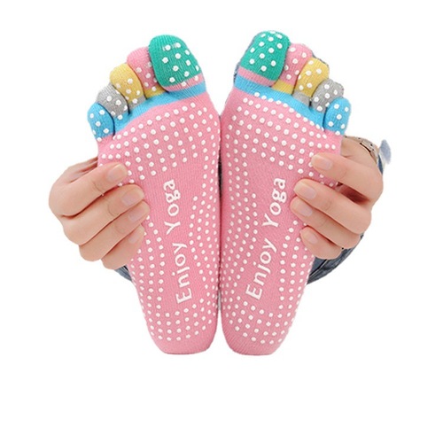 New yoga socks women's cotton socks non-slip sports socks split toe socks factory direct supply toe socks wholesale enjoyyoga