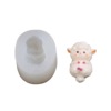 Three dimensional jewelry, aromatherapy, cartoon candle, silicone mold, new collection, sheep, handmade