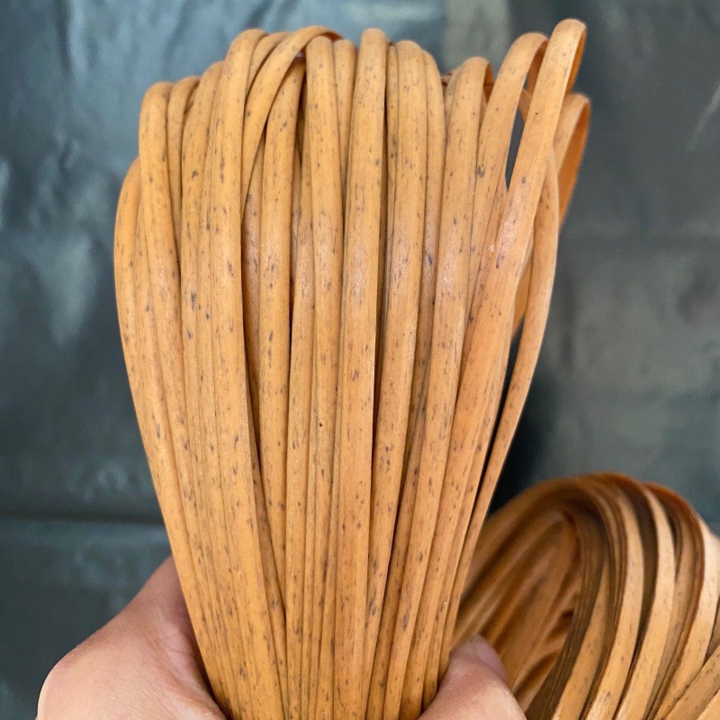 Imitación de ratán 5mm material de tejido de ratán plano hilo de ratán bolsa tejida de ratán de imitación bricolaje sellado de ratán de plástico hecho a mano