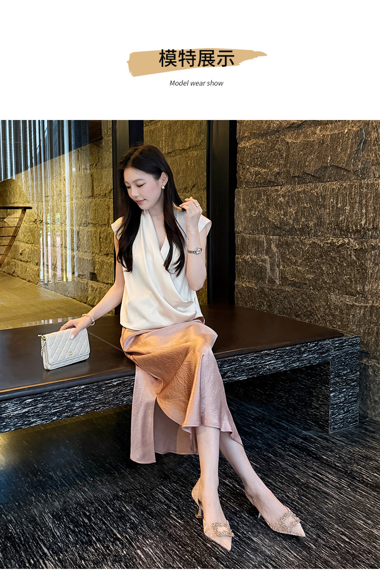 Giày cao gót nữ mũi nhọn khóa vuông phong cách Pháp — IE125 Hoa tím chi tiết 15