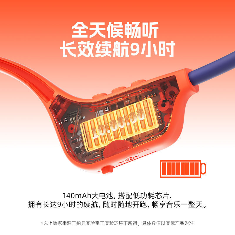 铂典骨传导蓝牙耳机骑行专用运动跑步挂脖无线2025新款不入耳开放|undefined