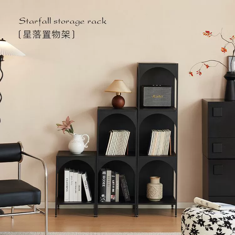 Креативная книжная полка, железная книжная и газетная полка, напольная полка для хранения в гостиной, угловой книжный шкаф, стеллаж для хранения мелочей, витрина