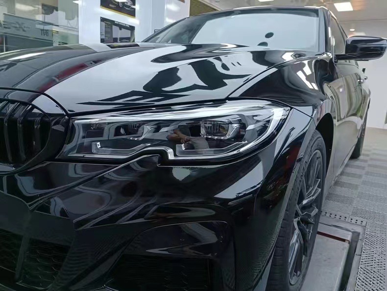 Car Imported Tpu Ultra-Bright Crystal Piano High-Gloss Black Full Car Paint Protective Film Color-Changing Film Repair and Anti-Dividing