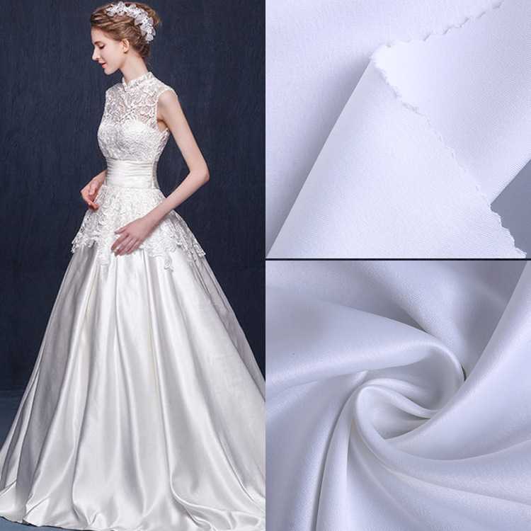 Demi-season elastic wedding dress