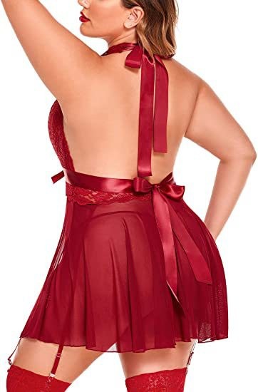 Nuovi prodotti, biancheria intima erotica, set di tentazione per camicia da notte in pizzo con reggicalze sexy in prospettiva, taglie forti europee e americane_voghion.com