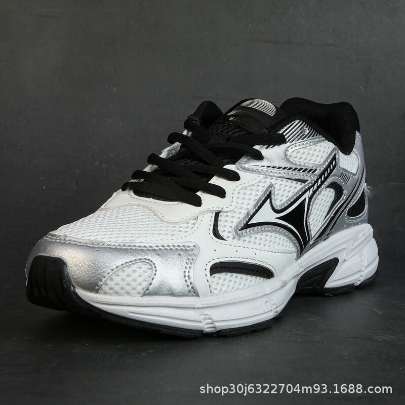 Mizuno Racer S Retro Mesh Anti-Slip Wear-Resistant Spee 2K Men's and Women's Casual Running Shoes Export