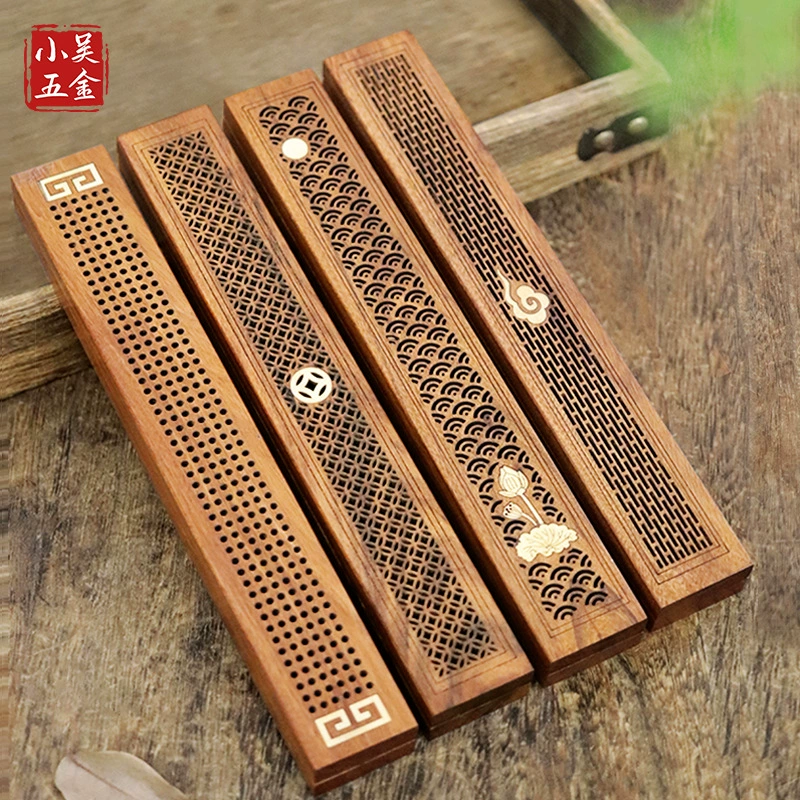 Кислотная ветвь дерева Вежащая коробка для благовоний Домашняя крытая трубка для благовоний Короткий набор деревянная коробка для благовоний