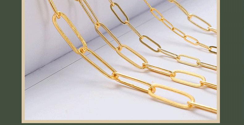 9g Weight Chain Jewelry Making Type Diameter 4mm Jewelry Making Size 1 M Copper Diameter 4mm Jewelry Accessories Chain