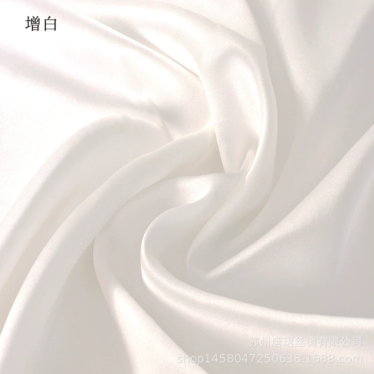 Silk fabric 100% mulberry satin, 114 cm width, 16 momme, plant‑dyed, wholesale multi‑color