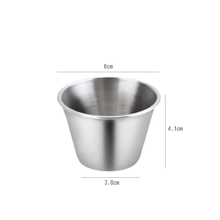 스테인레스 스틸 컵 6*4* 실리콘 뚜껑