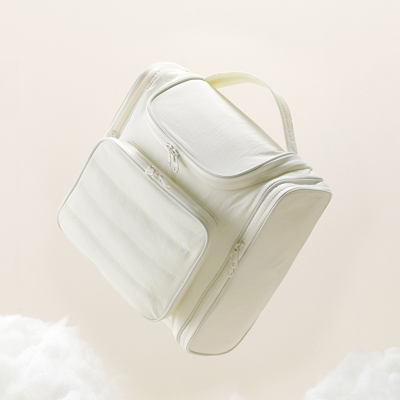 Tasilong bolsa de almacenamiento de lavado de doble apertura impermeable bolsa de equipaje de almacenamiento de viaje bolsa de gancho bolsa de cosméticos multifuncional grande