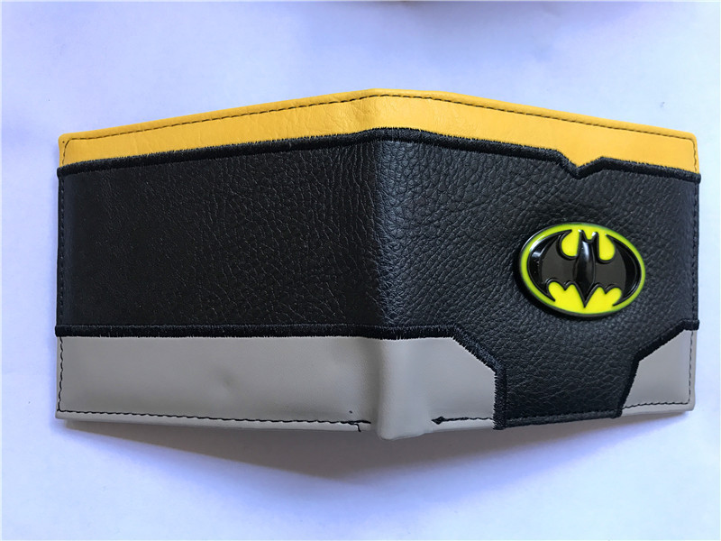 Estudiante de los hombres y las mujeres corto de metal monedero titular de la tarjeta