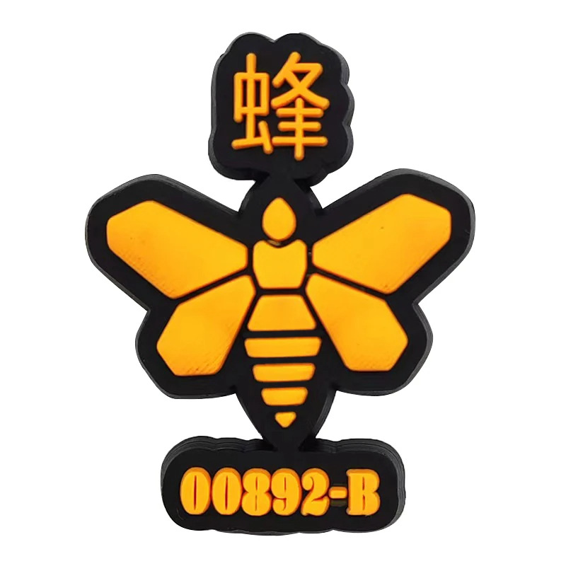 Comercio electrónico transfronterizo al por mayor zapatos de goma suave zapatos de flores accesorios PVC de dibujos animados veneno mortal experto agujero Zapatos de flores hebilla