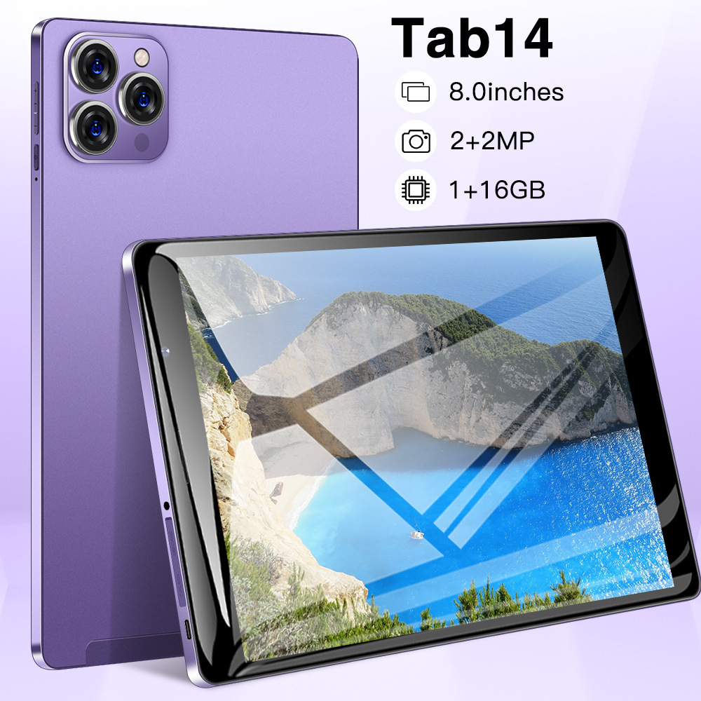 8inch Tab14 Tablet Google Ozon Hot Selling Entertainment and Study Tablet Huaqiangbei Hd Screen Smart Call