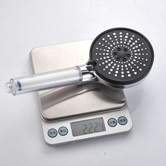 New five-speed water adjustment filter shower head high-pressure shower negative ion hard water softening shower head