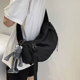 Ins Japanese Functional Tooling Bag Men's Crossbody Bag Trendy Brand Large Capacity Shoulder Bag Sports Backpack Trendy Men's Life Bag