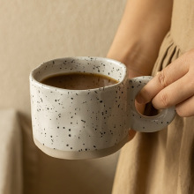 泼墨ins风水杯日式陶瓷情侣杯咖啡杯高颜值家用马克杯牛奶杯杯子