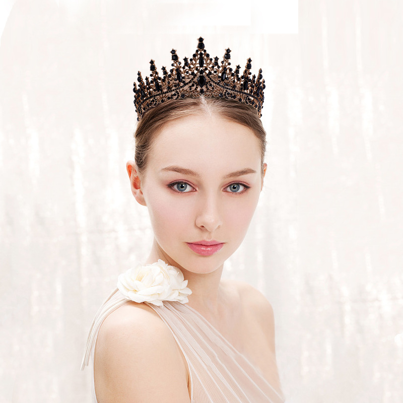 Elegant Shiny Crown Rhinestone Crown display picture 1