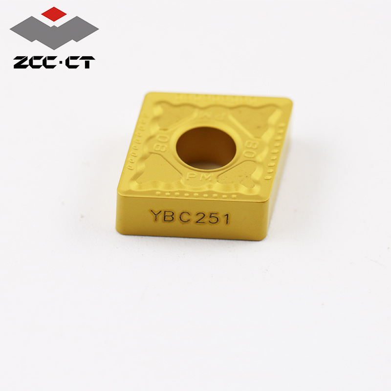正品株洲钻石车刀片CNMG120408-PM YBC251加工钢件