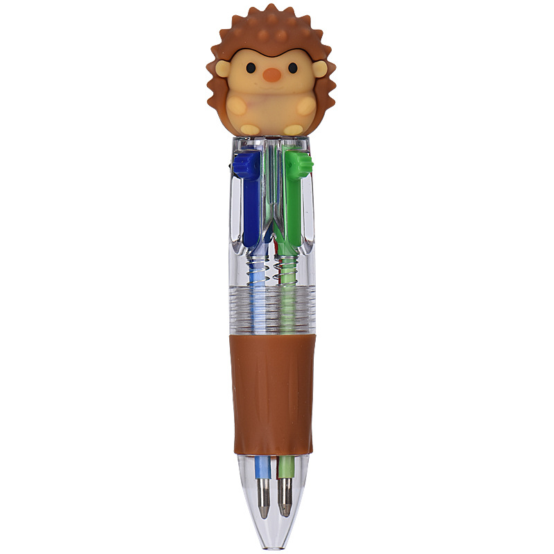 Acción de Gracias serie de cuatro colores bolígrafo mini bolígrafo lindo bolígrafo corto fácil de transportar bolígrafo multicolor para estudiantes de primaria