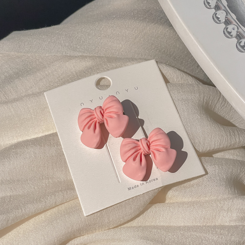 Horquilla de dopamina rosa y2k accesorios de horquilla redonda de mujer sin costuras lindo clip lateral pequeño nuevo clip de flequillo mujer