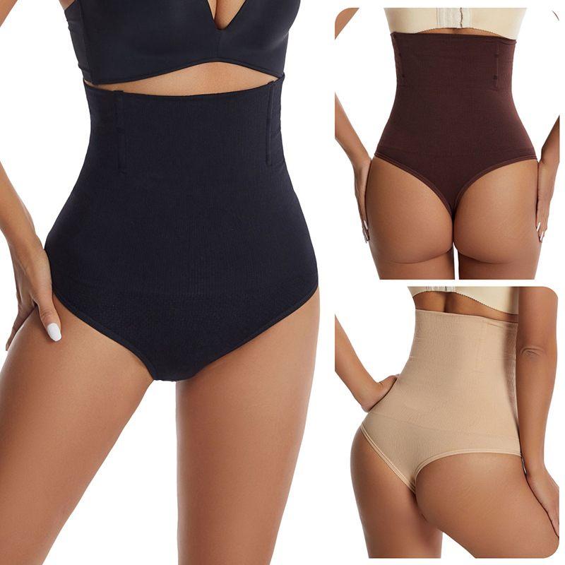 Cross-border women's high-waist G-string control top shapewear butt-lifting and waist-shaping large size butt-underwear