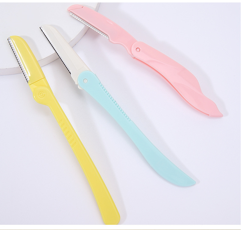 Snobby folding eyebrow trimmer S058, stainless steel blade, anti-slip handle, sharp wide mesh eyebrow trimmer undefined