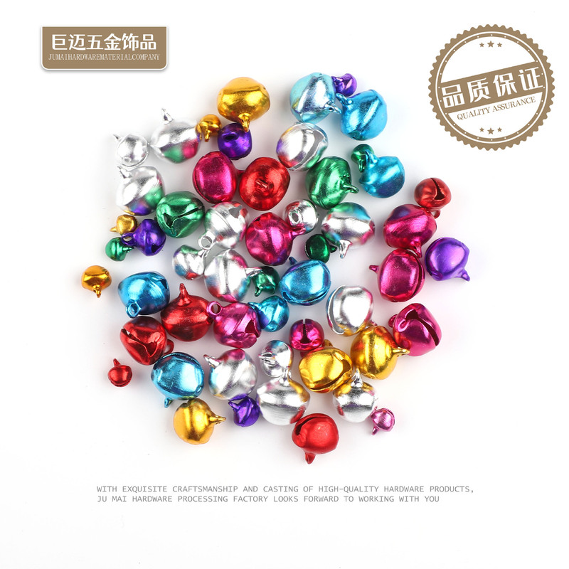 Aluminum colorful bell flat Bell aluminum bell DIY handmade accessories dance bracelet Bell holiday decoration wholesale Aluminum colorful bell flat Bell aluminum bell DIY handmade accessories dance bracelet Bell holiday decoration wholesale