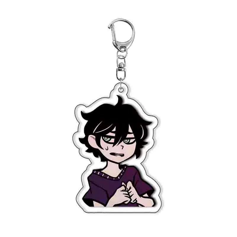 Acrylic keychain, double-sided cute pendant, (Physicals), DIY