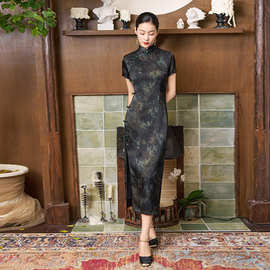 2026新款短袖改良旗袍高端大气上档次民国风复古新中式日常连衣裙