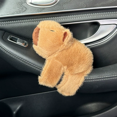 Car Car Accessories Ornaments Car ornaments - papa-car-ride-brown-capybara-without-bag