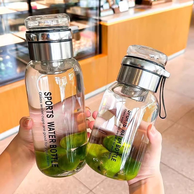 トンガラス、高温耐性、茶水分離、茶蔵付き、大容量、厚みのある高ホウケイ酸、新しいスタイル、旅行用ポータブル|undefined