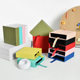 Earrings Pull Hard Cardboard Jewelry Box Transparent PE Film Storage Cover Display Suspension Box Accessories